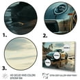 thumbnail image 3 of Designart "Beach Phtotography German Car art painting II" Nautical & Beach Floater Framed Canvas Print, 3 of 7