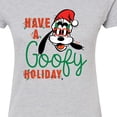 thumbnail image 3 of Disney - Have A Goofy Holiday - Juniors Fitted Graphic T-Shirt, 3 of 5