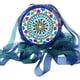 thumbnail image 5 of Pandereta de mano de 6 pulgadas, instrumento musical ligero para niños. Azul, 5 of 9