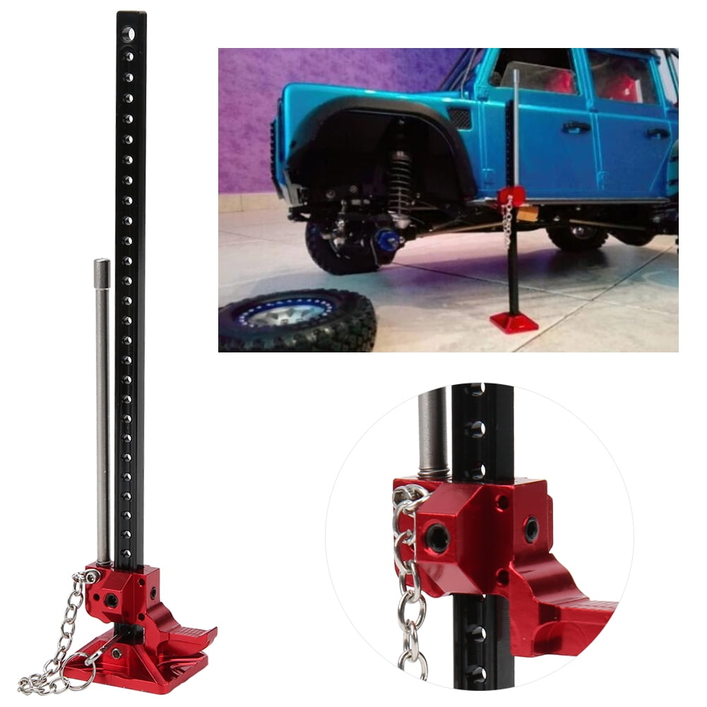 Tebru Lifting Jacks,Aluminum Alloy Mini Lifting Jacks Adjustable Jacks for 1/10 RC Crawler Car Model,Aluminum Alloy  Lifting Jacks
