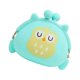 thumbnail image 4 of EeaseMX Monedero mini de silicona con dibujos de animales kawaii - Verde claro (búho), 4 of 7