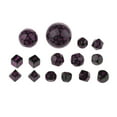 thumbnail image 2 of Juego de dados digitales de acrílico de 15 piezas para accesorios de Púrpura Zulema Dados poliédricos, 2 of 5