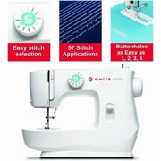 SINGER® M1500 Mechanical Sewing Machine with 57 Stitch Applications, White