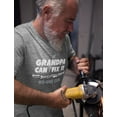 thumbnail image 5 of Tstars Mens Gifts for Dad Father's Day Shirts If Grandpa Can't Fix it No One Can Funny Humor Shirt for Granddad Papa Birthday Gift Father's Day Cool Best Gift for Grandpa T Shirt, 5 of 7
