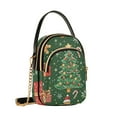 thumbnail image 7 of FORMRS Crossbody Bag for Women Quilted Travel Shoulder Cell Phone Purse with Chain Strap Handbag, Christmas Tree, 7 of 7