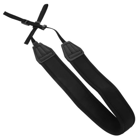 IBASETOY Neck Holder for Camera Neoprene Black Adjustable Length 1Pack