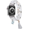 thumbnail image 7 of V-Moro Apple Watch Bands 38mm/40mm/41mm,Bracelet Beaded Apple Watch Series for Women,Fashion Handmade Beaded Strap-White, 7 of 7