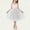 White, variant on NAISIBABY Dresses for Girls Size 8, Fluffy Mesh Spaghetti Strap Summer Casual Kids Tulle Party Sundress (1-10T)