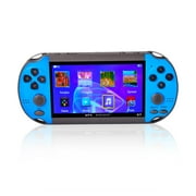 KLZO X7,8GB PSP Handheld Game Machine,4.3 inch Screen, Over 3000 Different Free Games, Dual Joysticks,Blue