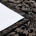 thumbnail image 6 of Astoria Black & Grey Designer Damask Curtain (1 Panel), Astoria Black & Grey, 50W X 108L, 6 of 6