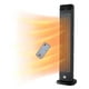 thumbnail image 1 of Calentador espacial de torre de cerámica oscilante digital de lujo de 30" con termostato ajustable, control remoto y protección de seguridad, 1 of 5