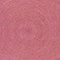 thumbnail image 6 of SAFAVIEH Natural Fiber Cebrail Braided Jute Area Rug, Pink/Natural, 7' x 7' Round, 6 of 6