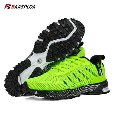 

Baasploa Men s Lightweight Comfortable Running Shoes Non Slip Breathable Knit Sneakers