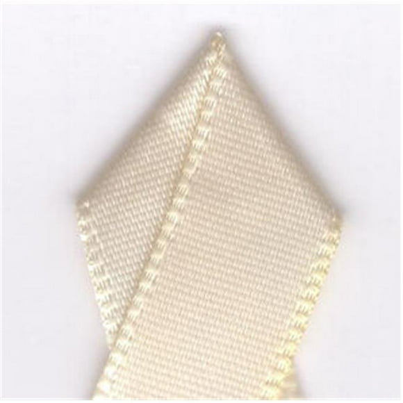 Papilion R074300160815100Y Ruban de Satin à une Face 100 Yards - Crème