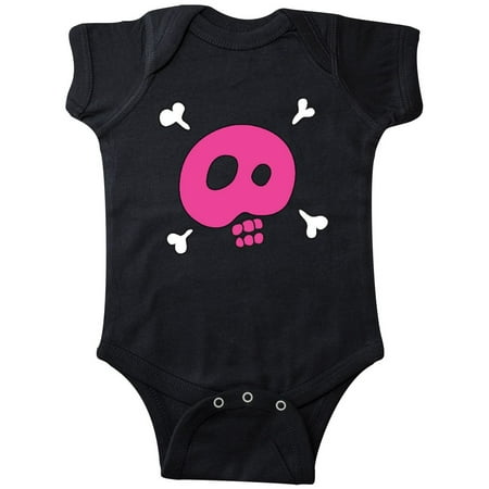 

Inktastic Pink Skull 2 Gift Baby Boy or Baby Girl Bodysuit