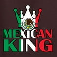 thumbnail image 5 of Wild Bobby Mexican King Latin Pride Unisex Graphic Hoodie Sweatshirt, Brown, X-Large, 5 of 5