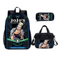 thumbnail image 1 of Set de mochila escolar Jojos Bizarres Adventures, mochila y lápiz de almuerzo, 1 of 1