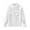 White, variant on Girls Long-Sleeve Cotton T-Shirt with Ruffled Sleeves Comfortable Crew-Neck Tee for Everyday Wear 5-6 Years White