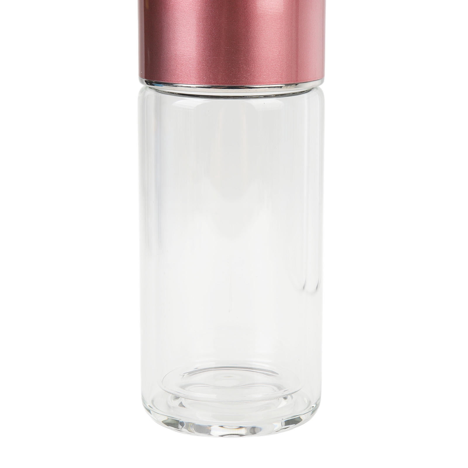 LAZIOEGR Double Wall Glass Water Bottle with Tea Separation, 420ml, Portable Premium Glass, Ideal Gift for Tea Lovers