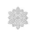 thumbnail image 1 of Pvc Cut Out Snowflake Placemat (Silver) - Set of 12, 1 of 4