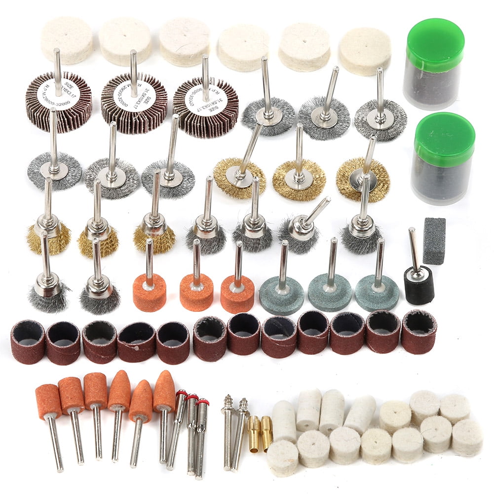 145Pc Electric Grinder Rotary Tool Attachment Drill Grinding Sanding Accessories
