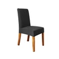 thumbnail image 1 of DYstyle Stretch Embossed Washable Short Dining Chair Slipcover Protector, 1 of 2
