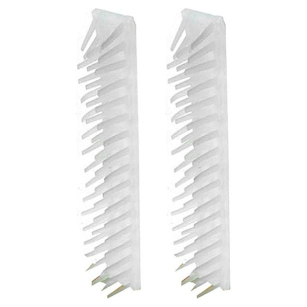 2pcs Práctico Pet Corner Pet Comb Peine extraíble Cat Corner Scratching Rubbing Brush Cat Hair Removal Massage Comb