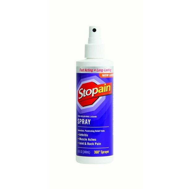 Stopain - Pain Relieving Liquid Spray - 8 fl. oz. - Walmart.com