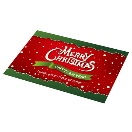 

CHOMOEN Christmas Theme Decor Merry Christmas Placemats Table Mats for Restaurant Dining