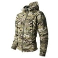 thumbnail image 2 of uikmnh Jackets For Men,Male Winter Skin Scratch Windproof Hooded MultiPocket Jacket,Size S, 2 of 4
