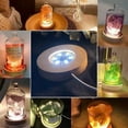 thumbnail image 7 of 10cm Wood Light Base Wooden LED Light Rotating Display Stand Lamp Holder, 7 of 7