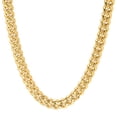 thumbnail image 4 of XL Miami Cuban Link Luxe Lock Necklace, 4 of 8
