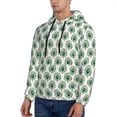 thumbnail image 3 of Pofeuu Peacock Feathers1 Print Mens Casual Hooded Collar Drawstring Hoodies Pullover Sweatshirts Casual Long Sleeve Shirts-X-Large, 3 of 7