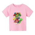 thumbnail image 3 of Ropa para niños de 3 a 14 años, camiseta de Supermarios, camiseta para niños y niñas, ropa para niños, camiseta de dibujos animados kawaii, camisetas para niños, camisetas de verano, 3 of 5