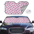 thumbnail image 2 of Daiia Cherry Strawberry Windshield Sun Shade for Car SUV Truck (Medium ), Car Sun Shade Windshield, Car Shades for Front Windows, Sunshade for Car Windshield, 2 of 7