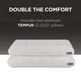 thumbnail image 2 of Tempur-Pedic Cloud® Pillow, King - 2-Pack, 2 of 17