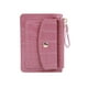 thumbnail image 4 of Bolsa Cartera sencilla para mujer, llavero de cuero, pequeño para tarjetas, monedero (rojo rosa) Likrtyny Para Estrenar, 4 of 9