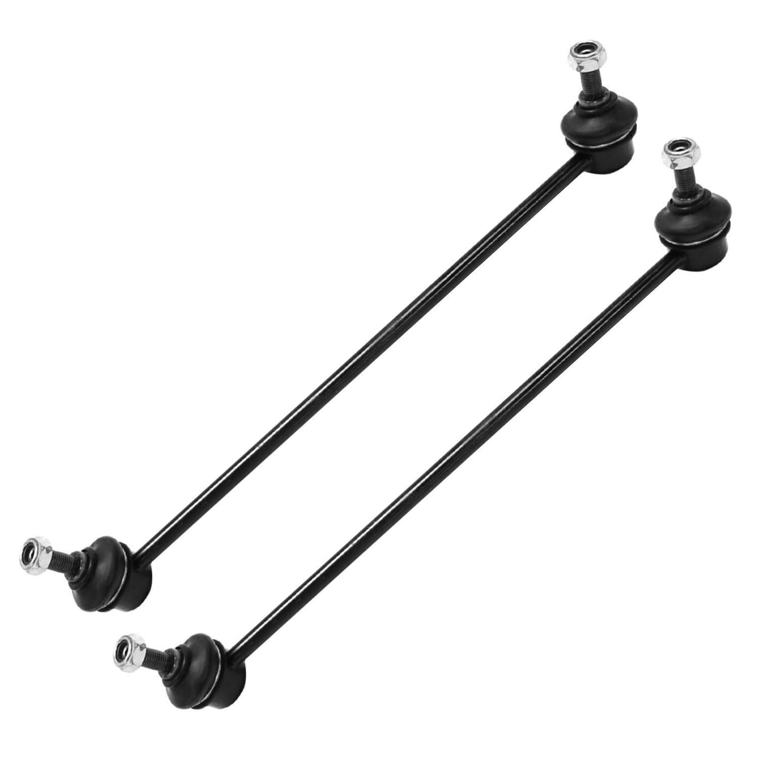 Detroit Axle - 8pc Front Suspension Kit for 2009-2014 Honda Fit, 2 Lower Control Arms with Ball Joints 2 Sway Bars 4 Inner Outer Tie Rods