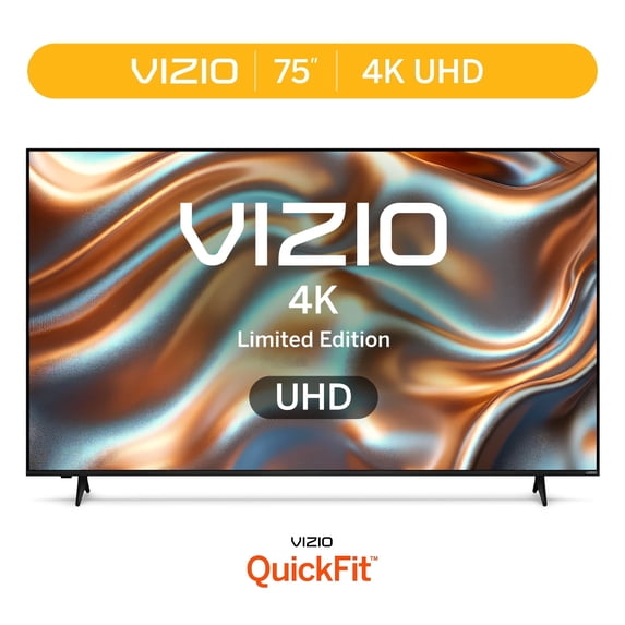 (Open Box) VIZIO 75” Class 4K UHD LED HDR Limited Edition Smart TV (V4K75X-08)