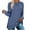 Blue, variant on Scyoekwg Classic Solid Color Womens Long Sleeve Tunic Tops Trendy Crewneck Going Out Tops Casual Lightweight Dressy Blouses Loose Pullover (Dark Gray,M)