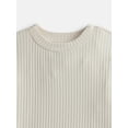 thumbnail image 2 of Wonder Nation Girls Rib Knit Top and Pants Set, 2-Piece, Sizes 4-18 & Plus, 2 of 3