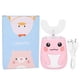 thumbnail image 2 of Children Electric Toothbrush Teeth Cleaning Massage UShape Waterproof Automatic Toothbrush(Pink ), 2 of 5