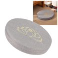 thumbnail image 4 of Coussins de Méditation Épaissis en Lin Rond, Coussin de Méditation, pour Méditation Yoga Gris, 4 of 8