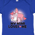 thumbnail image 4 of Inktastic My Mimi Loves Me Llama Girls Baby Bodysuit, 4 of 5