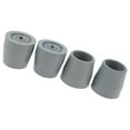 thumbnail image 3 of maskred 4 Pieces Ferrule Rubber Crutch Bottom Gray Tips End Protector Style A 1Set, 3 of 6