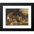 thumbnail image 2 of After Jacopo Da Ponte 24x19 Black Modern Framed Museum Art Print Titled - Jacob's Return to the Land of Canaan, 2 of 5