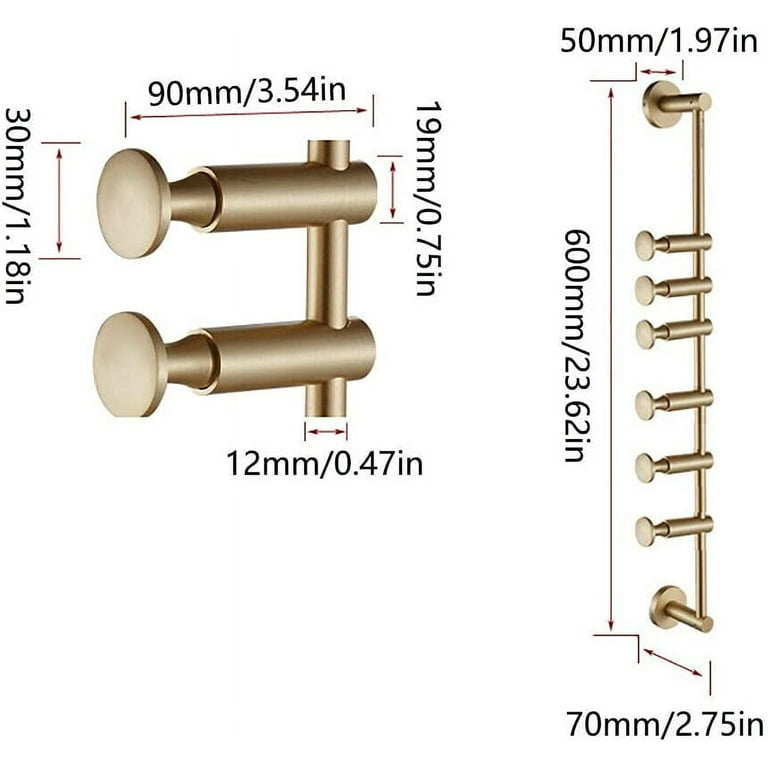 Coat hook online height