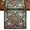 Light Gray Gray Green Olive Green, variant on Burnt Orange Green Flower Table Runner 70 Inches Long, Boho Ethnic Vintage Cotton Linen Table Runners Dresser Scarves, Decorative Fabric Tabletop Scarf Furniture Cover for Home Dinner Party 13"x70"