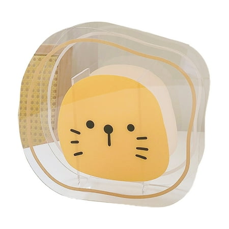 

Transparent Cartoon Pen Holder Animal Stationery Storage Holder Large Capacity