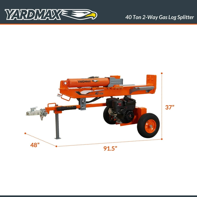 Yardmax 30 ton log splitter discount